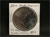 2014 Canada Silver $5 Maple Leaf