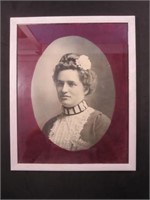 *Vintage Woman Photo Matted & Framed