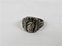 Sterling Silver Wac Ring