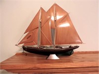 Wooden model of the Bluenose