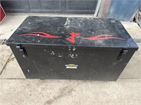 Metal storage cabinet with wheels 30.5” x 16” x