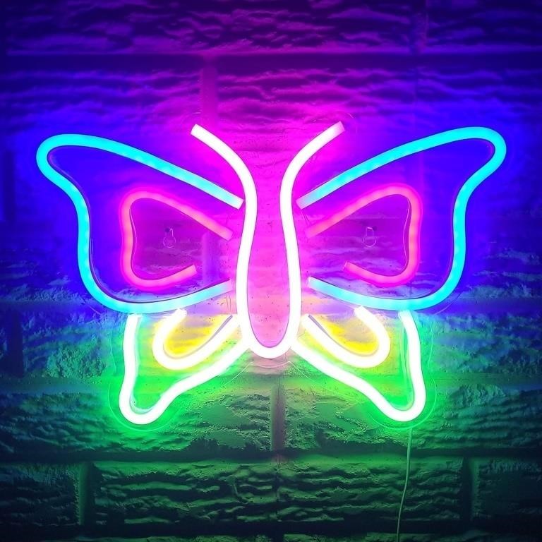 Eon Neon Butterfly Neon Sign for Wall Decor