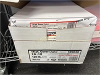 Box of 18 x 12 - 120lbs White Paper