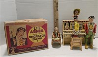 Li'l Abner & His Dogpatch Band Tin Toy w/ Box