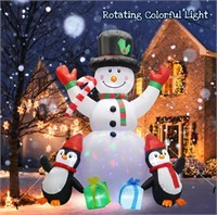 New 6FT Christmas Inflatable Snowman Decoration,