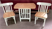 Maple Table with 2 Chairs