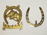 Brass Horseshoe Hook Decor