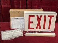 New LED 1-Sided Metal EXIT Light