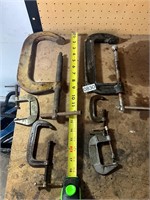 Lot 6- C clamps