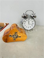 BC cedar clock & Ergo alarm clock