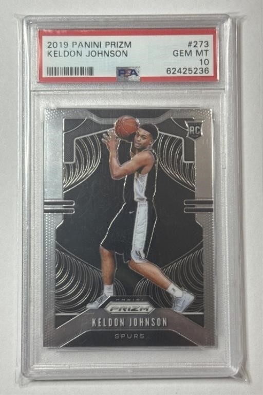 2019-20 Panini Prizm #273 Keldon Johnson RC PSA 10