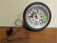 Tire wall clock