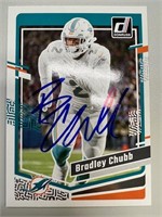 Dolphins Bradley Chubb Signed Card with COA