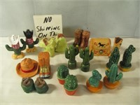 Mid Century Western Theme S&P Shaker Collection