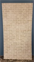 4 x 8 Sheet Masonry Board - Faux White Brick