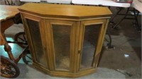 FROSTED GLASS 2 DOOR ENTRY HALL TABLE