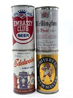 (4) Vintage Beer Cans : Wellington Embassy Club,