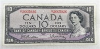 Billet de 10 DOLLARS canadien 1954