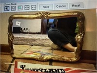 Small Gold Framed Mirror