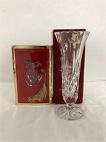 Gorham Crystal Vase and Ornament