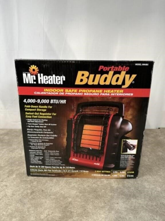 Mr Buddy portable heater, appears to be new in