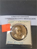 Commemorative Medallion State Of Oklahoma -