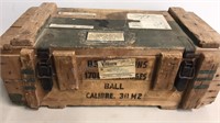 Ammunition shipping Box made Feb 6 1956