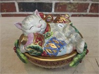 Fitz & Floyd Cat Trinket Bowl