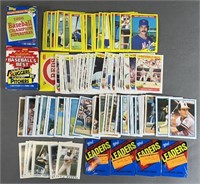 1985-86 MLB Baseball Cards w/ Sealed Packs