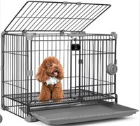 Flaruziy 24’’ Multifunction Thick Dog Crate,