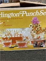 Arlington punch set anchor hocking fine glassware