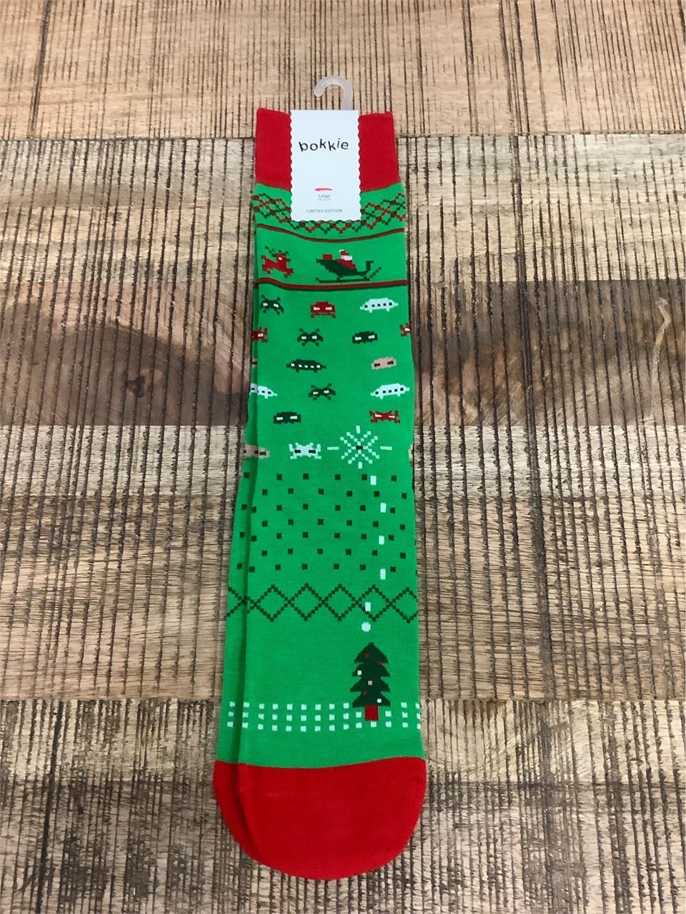 $13  Bokkie space Christmas socks