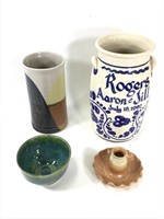 4 Art Pottery Pieces
