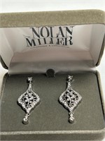 Nolan Miller Glamour Earrings NIB