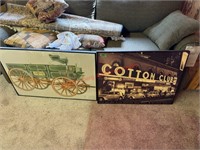 Cotton Club & John Deere Signs