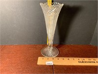 Vintage Crystal Vase 10"Tall