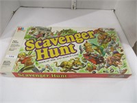 Vintage scavenger hunt board game