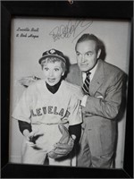 BOB HOPE AUTOGRAPHED PICTURE W/ LUCILLE BALL