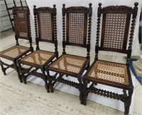 Antique Barley Twist Dining Chairs