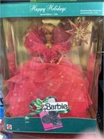 1990 happy holidays, Barbie