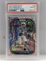 2020 Prizm SP No Huddle Prizm Tagovailoa RC PSA 10