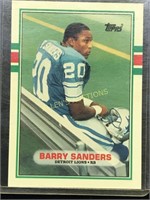1989 TOPPS BARRY SANDERS ROOKIE CARD (TRADED)