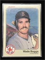 1983 FLEER WADE BOGGS ROOKIE CARD