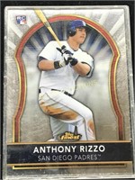 2011 TOPPS FINEST ANTHONY RIZZO ROOKIE CARD