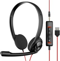 NUBWO HW02 USB Computer Headset with Clear Chat