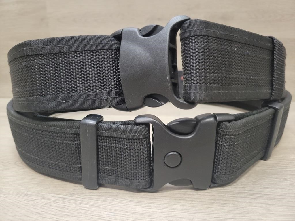 (2) Law Enforcement Belts