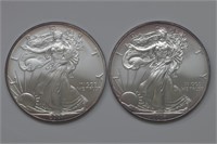 2007 and 2008 ASE Silver Eagles