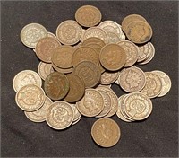 Group of Unsearched Indian Head Cents