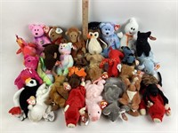 TY Beanie Babies Stuffed Animals, includes over