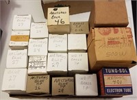 Lot of Arcturus Blue & Other Specialty Radio Tubes
